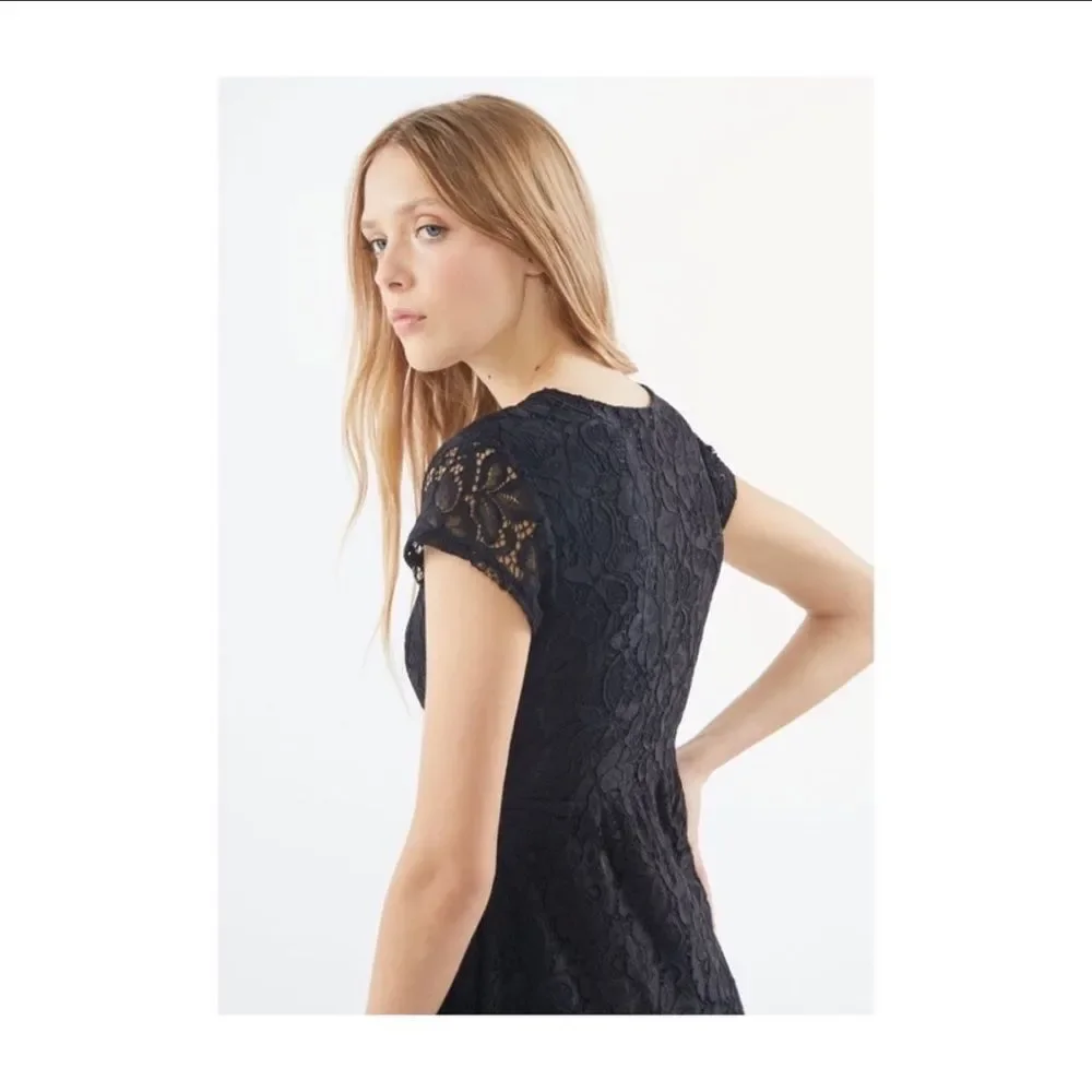 NWT Urban Outfitters Imogen Lace Midi Dress Sz S - Picture 4 of 13